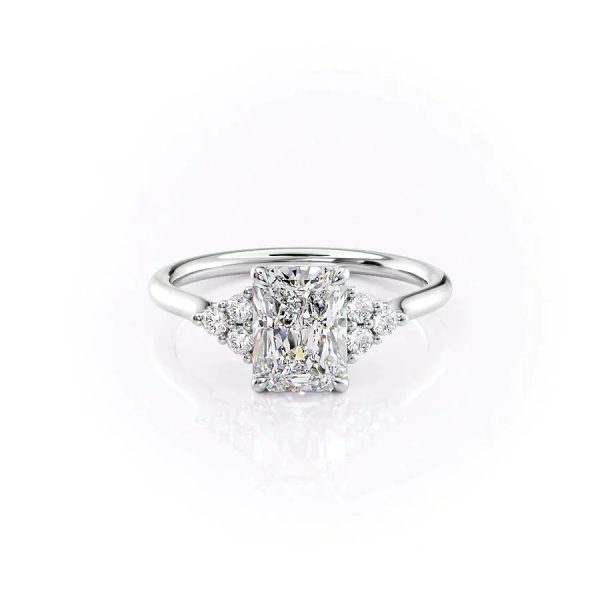 The Scarlett Set With A 1.5 Carat Radiant Lab Diamond Online