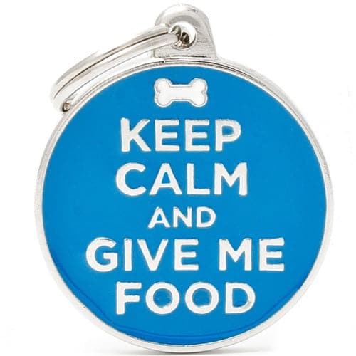 قلادة Keep Calm and Give Me Food Discount