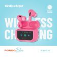 Porodo Blue Earbuds Pro2 - 1.47  Touch   Wireless   ANC   USB-C   Pink Online Hot Sale