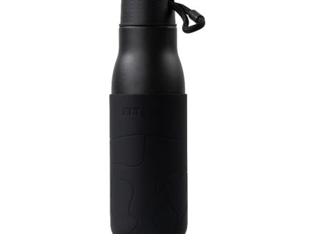 Eltoro Stainless Steel Bottle - 500ml   Black with Black Sleeve Online Hot Sale