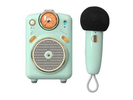 Divoom Fairy-OK Bluetooth Portable Speaker With Microphone Karaoke Function - Green Supply