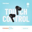 Porodo Blue Earbuds Pro2 - 1.47  Touch   Wireless   ANC   USB-C   Black Online now