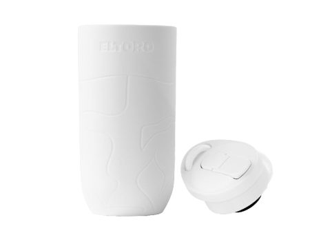 Eltoro Bottle Sleeve with Straw Lid - White Discount