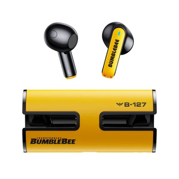 Transformers TF-T02 Wireless Bluetooth Earbuds - Yellow For Sale