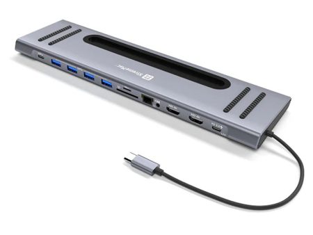 Xtrememac Docking Hub Station 12-ports   USB-C - Space Grey Discount