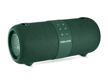 POLICE Portable Speaker II - Bluetooth   3.5mm   Green For Cheap