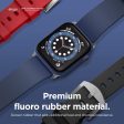 Elago Apple Watch 45 44 42mm Ultra Premium Fluoro Rubber Strap - Jean Indigo For Discount