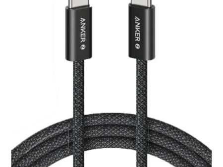 Anker Zolo USB-C to USB-C Braided Cable - 240W   0.9 Meter   Black Online Hot Sale