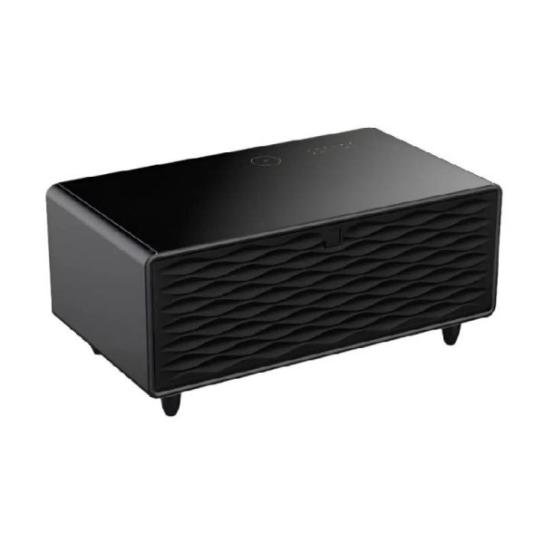 Gamax Elegant Smart Coffee Table with 90L Refrigerator - 2x USB   Black Online now