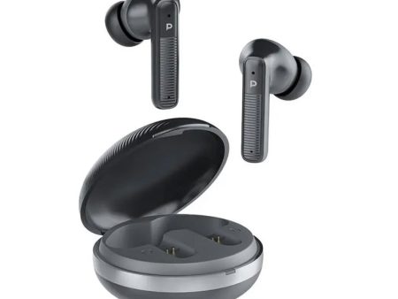 Powerology TWS Earphone with Quard Mic ENC - Type-C   10M   Bluetooth V5.3   Black For Cheap