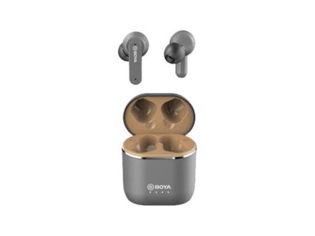 Boya BY-AP4 True Wireless In-Ear Headphones - 450mAh   10M   Type-C - Gray For Discount