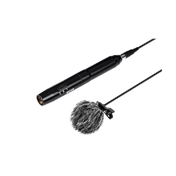 BOYA BY-M11OD Professional Omni-Directional XLR Lavalier Microphone System - 2M   3 Pin XLR - Black on Sale