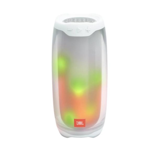 JBL Pulse 4 Portable Bluetooth Speaker - 20W   Bluetooth   White Hot on Sale