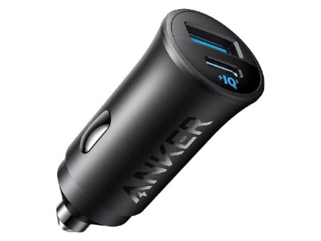 Anker PowerDrive Car Charger - 30W   USB-C   USB-A   Black Discount