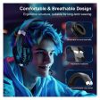 PHOINIKAS G9000 MAX Gaming Headphone - Black Blue For Discount