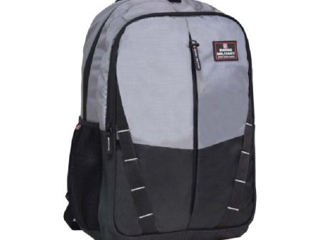 Swiss Military Patron Backpack - Black Grey Cheap