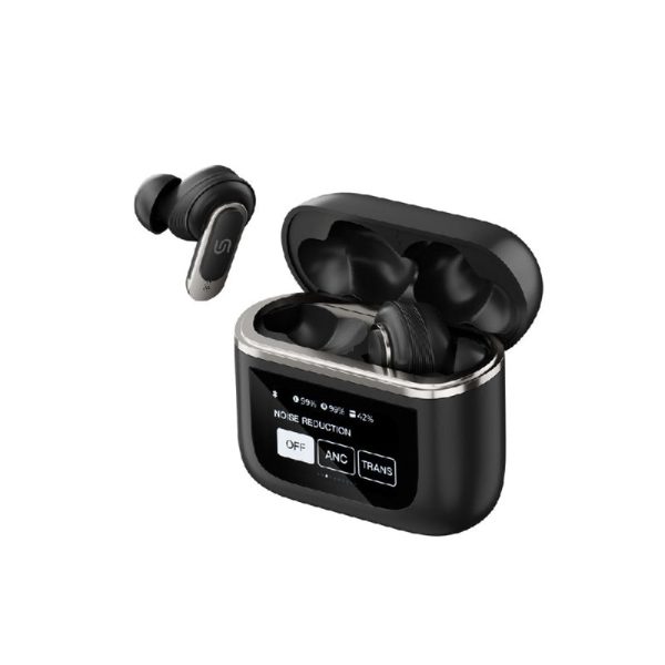 Porodo Soundtec Guide ANC TWS Earbuds with Touch Screen - Black Online Sale