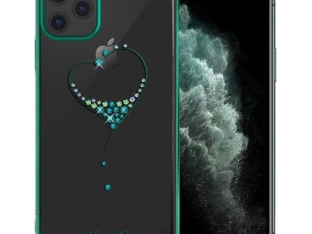 Kingxbar Swarovski Case - Apple iPhone 11 Pro   Heart Green Online