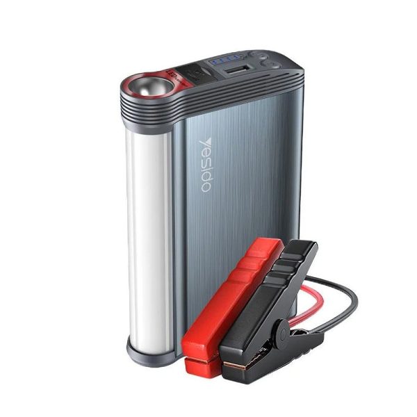 Yesido YP36 Jump Starter Power Bank - 10000mAh   USB   Type-C - Gray Discount