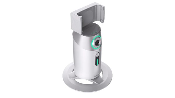 Porodo Gimbal with AI Face tracking Gesture Recognition - White Hot on Sale