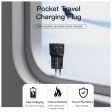 Yesido MC17 Universal Travel Charger - 20W   USB-C   USB-A   Black Fashion