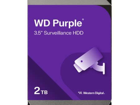 WD Purple Surveillance Hard Drive - 2TB   SATA   Up to 175MB s - Internal Hard Drive Cheap