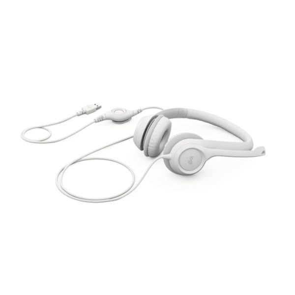 Logitech H390 USB Headset - White For Sale