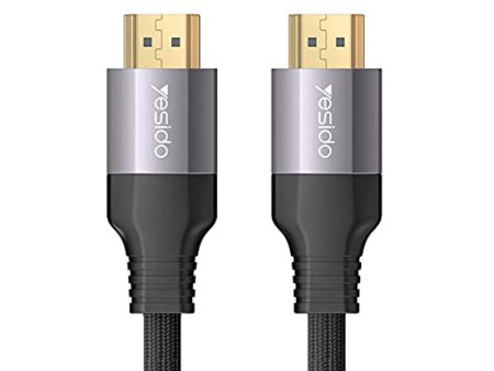 Yesido HM08 HDMI Video Cable - 2M   4K Ultra HD   HDMI - Black Sale