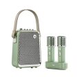 Divoom Songbird-HQ Portable Karaoke Bluetooth Speaker - Green For Discount