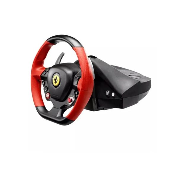 Thrustmaster Gaming Ferrari 458 Spider Racing Steering Wheel - Black Red Online