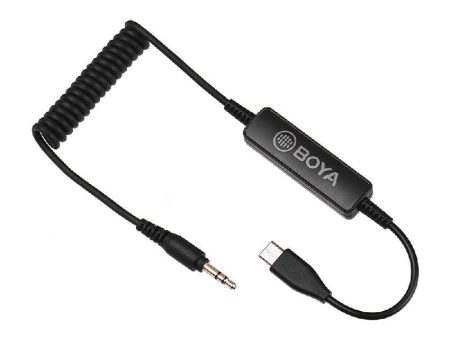 BOYA 35C-USB C 3.5MM TO USB TYPE-C Connector Audio Cable For Sale