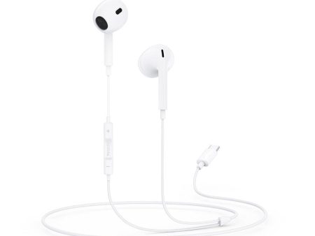 Yesido YH38 in-ear Heavy Bass wired earphone - 3.5mm   Microphone - White Fashion