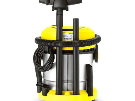 KARCHER VC 1.800 Wet and Dry Vacuum Cleaner - Yellow Silver   Made In Romania Fashion