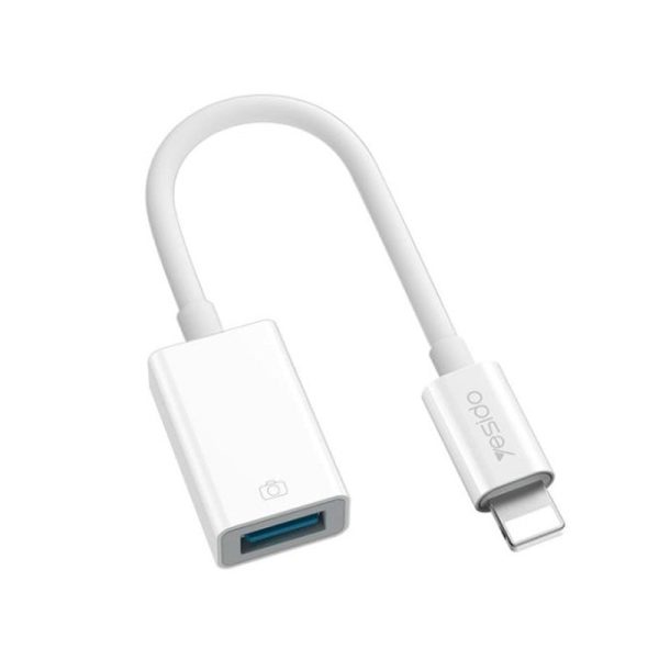 Yesido GS10 fulminatio Plug and Use OTG - Lightning   USB - White Discount