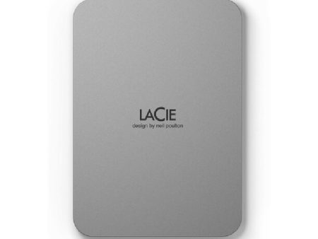 LaCie Portable Mobile Drive - 5TB   USB 3.2 Gen 1   Type-C   Titanium Silver   External Hard Drive Hot on Sale