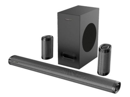 Powerology Surround Wireless Soundbar - 5.1ch   735W   Black For Cheap