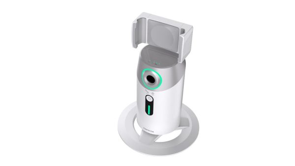 Porodo Gimbal with AI Face tracking Gesture Recognition - White Hot on Sale