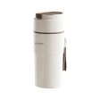 Porodo Lifestyle 2 In 1 Portable Blender Insulated Hot Cold Mug - White Supply