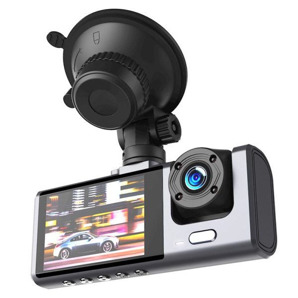 XO XJ03 front rear recorder FHD Car Camera - Black Supply