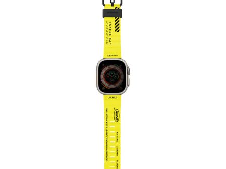 SKINARMA Shokku Apple Watch Strap 49mm - Yellow Online Sale