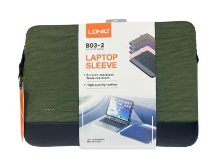 LDNIO Laptop Bag with Multi Compartment 13 14  Travel Briefcase Bag - Green Online