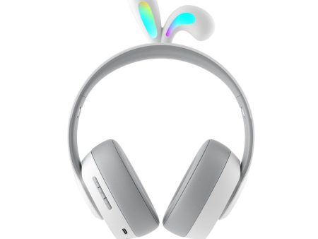 Porodo Soundtec Kids ENC Headphone Rabbit Ear - Grey For Discount