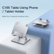 Yesido C185 Universal Tablet Holder Adjustable Aircooled Foldable - Silver Sale