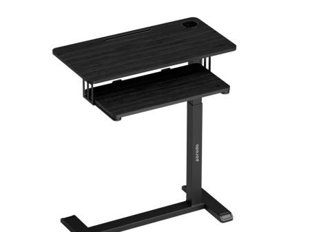 Porodo Height Adjustable Side Desk with Keyboard Tray For Cheap