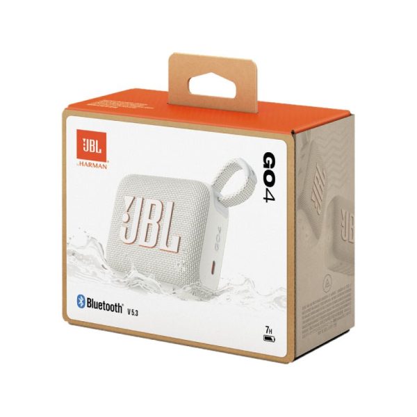 JBL Go 4 Ultra-Portable Bluetooth Speaker - 5.3   White Online Hot Sale