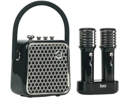 Divoom SongBird SE Portable Bluetooth Speaker With Dual Microphone Karaoke Function - Black Fashion