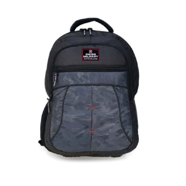 Swiss Military Champ Backpack - Black Grey Cheap