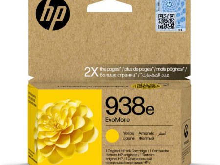 HP 938e Yellow Color - 1650 Pages   Yellow Color   High Capacity   Ink Cartridge Discount