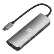 Xtrememac Card Reader - 6-in-1   USB-C   Silver Online Hot Sale