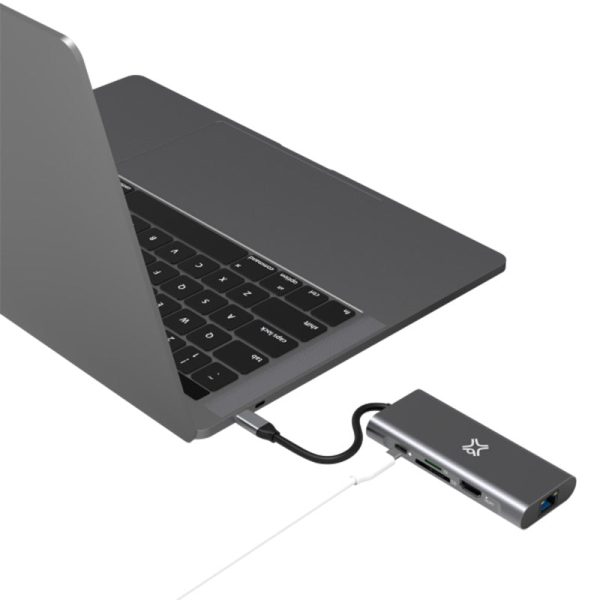 Xtrememac Card Reader - 8-in-1   USB-C   Silver Fashion